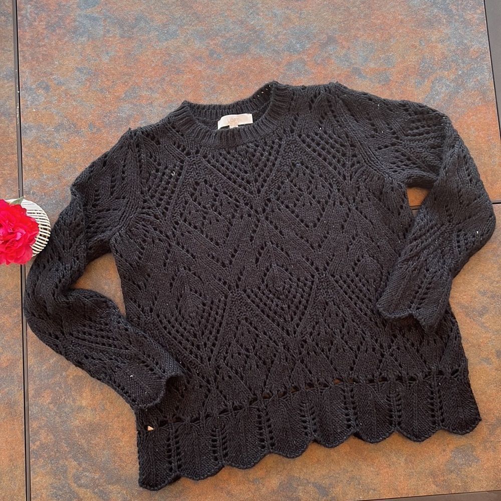 black LOFT sweater